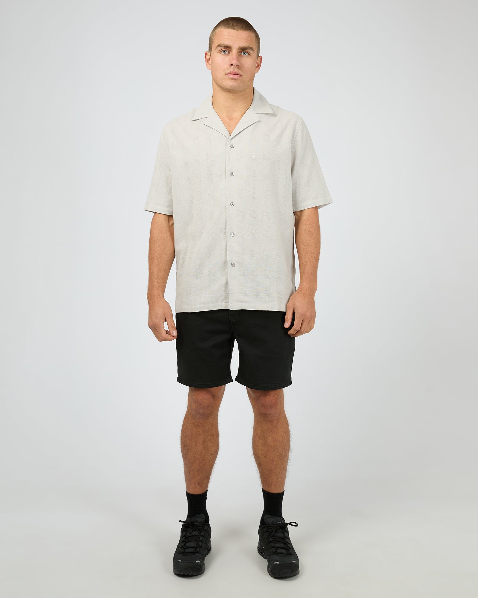 Wellford Short Sleeve Shirt Grey