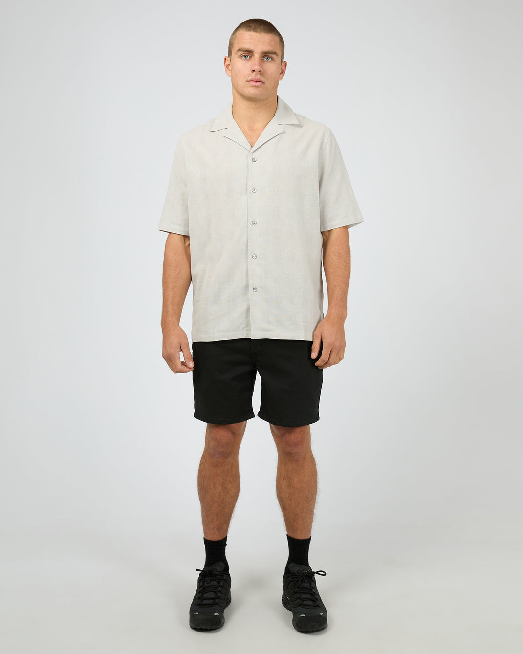 Wellford Short Sleeve Shirt Grey