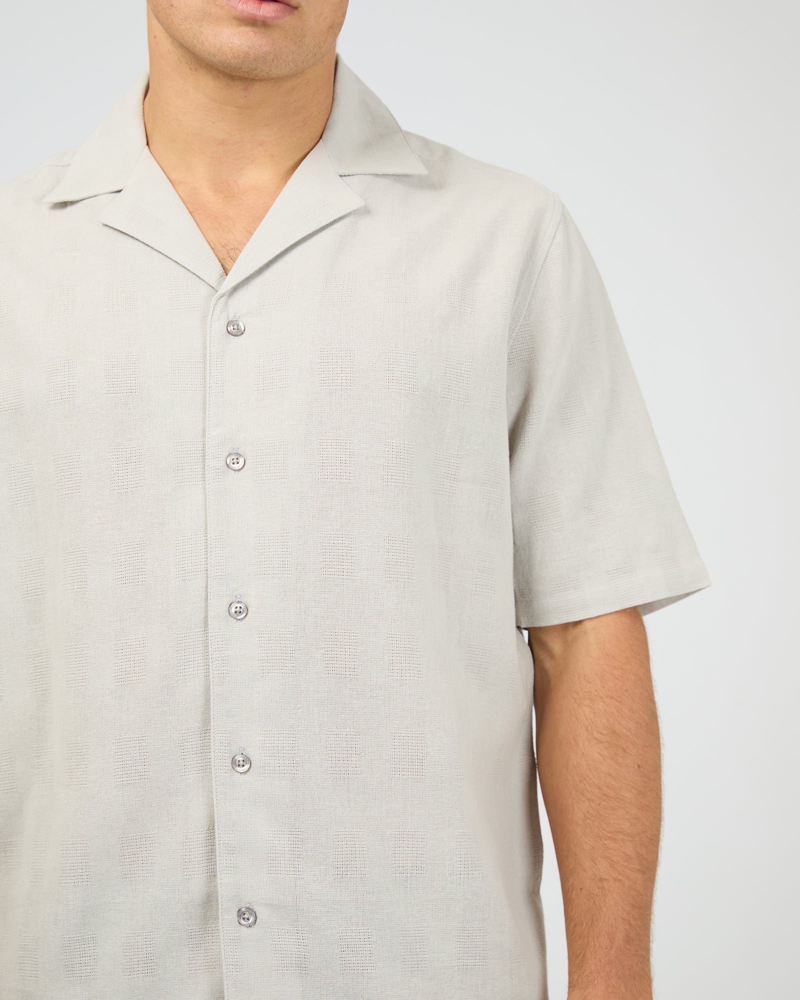 Wellford Short Sleeve Shirt Grey