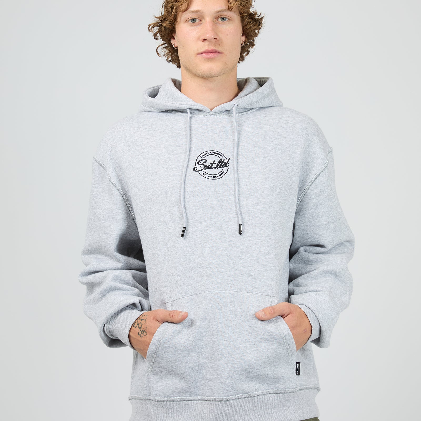 Radio Hoodie Grey Marle