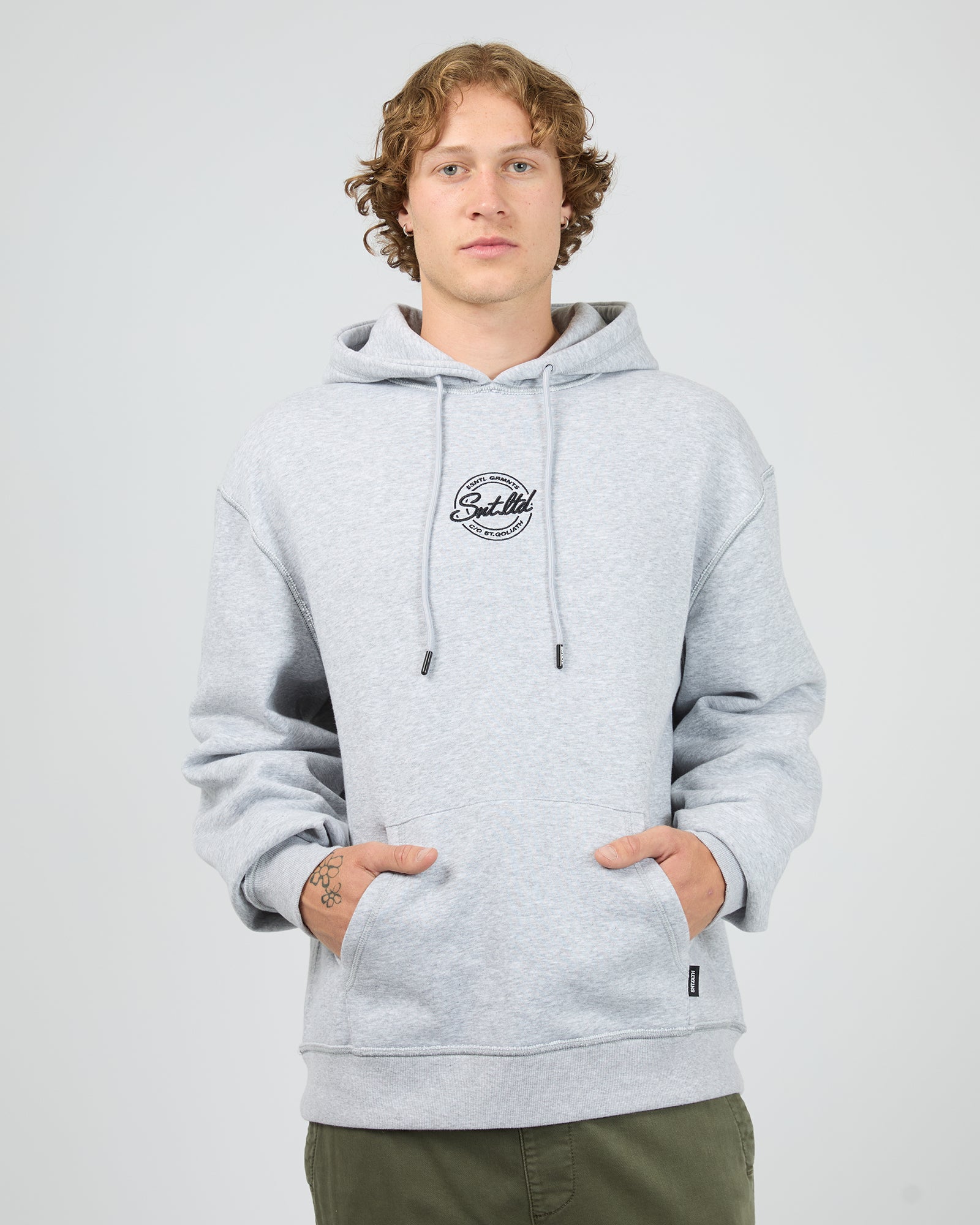 Radio Hoodie Grey Marle