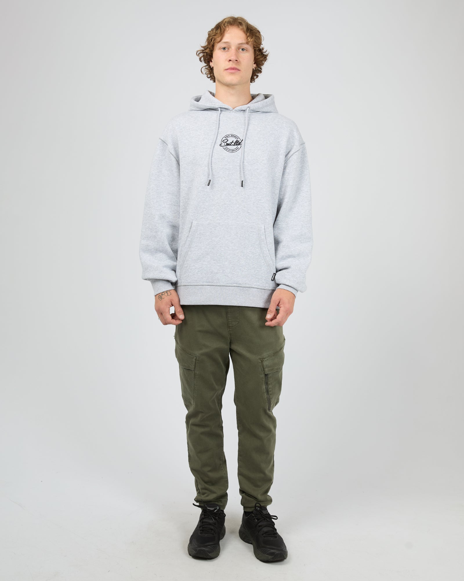 Radio Hoodie Grey Marle