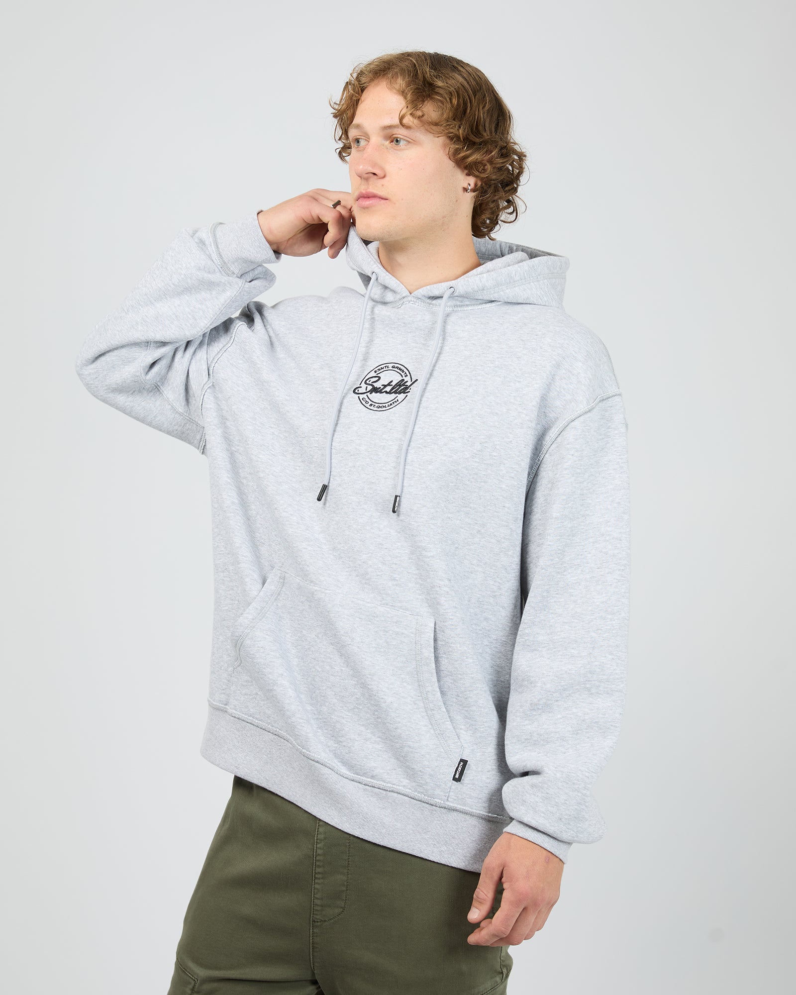 Radio Hoodie Grey Marle