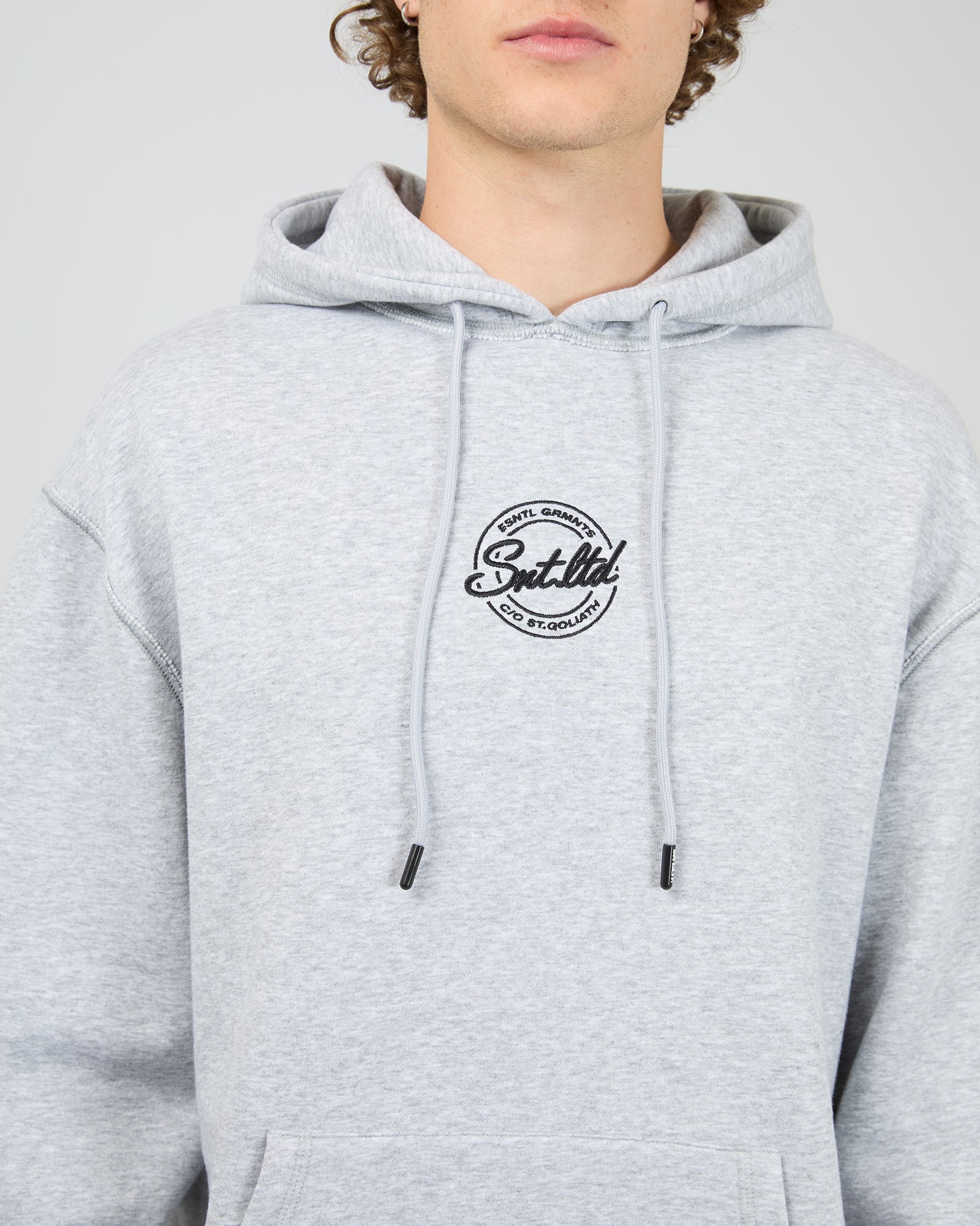 Radio Hoodie Grey Marle