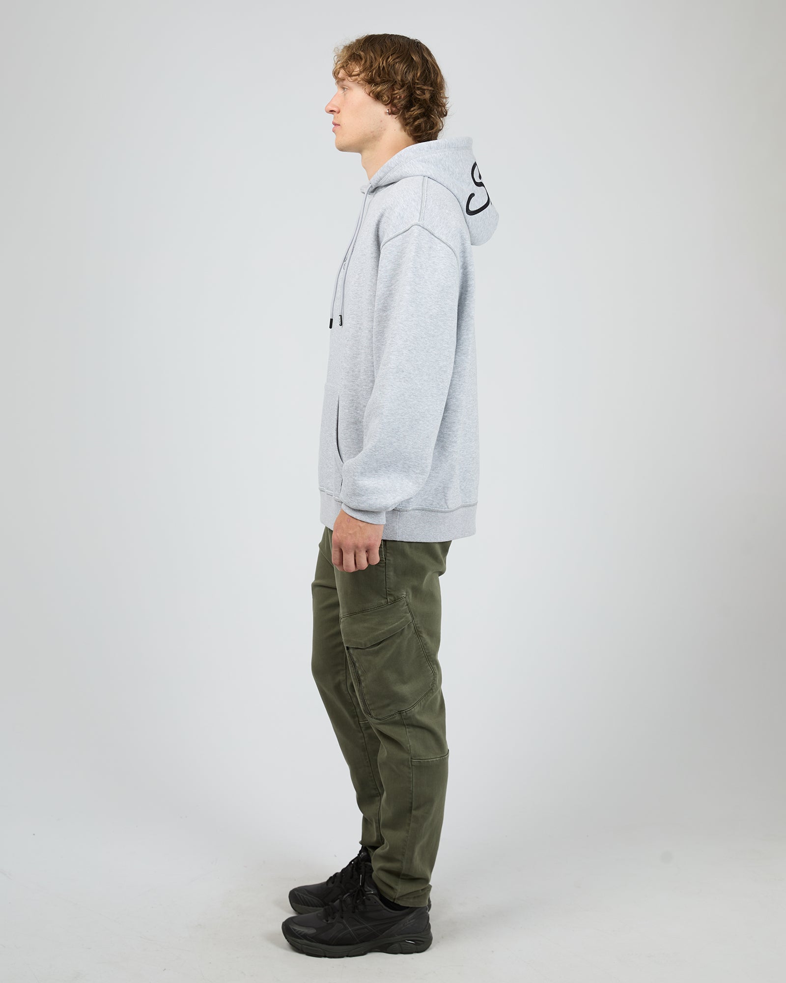 Radio Hoodie Grey Marle