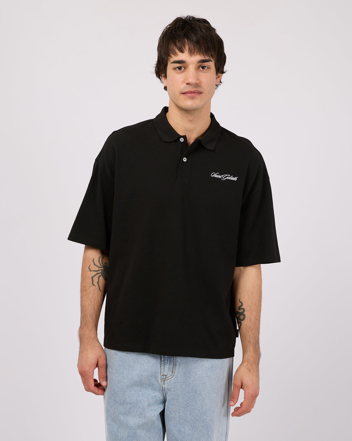Pique Polo Black