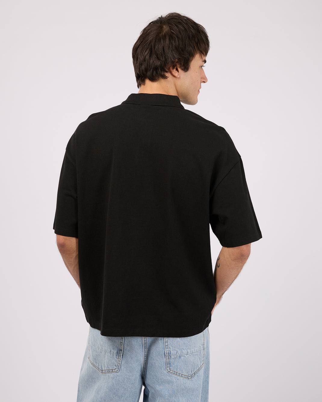 Pique Polo Black