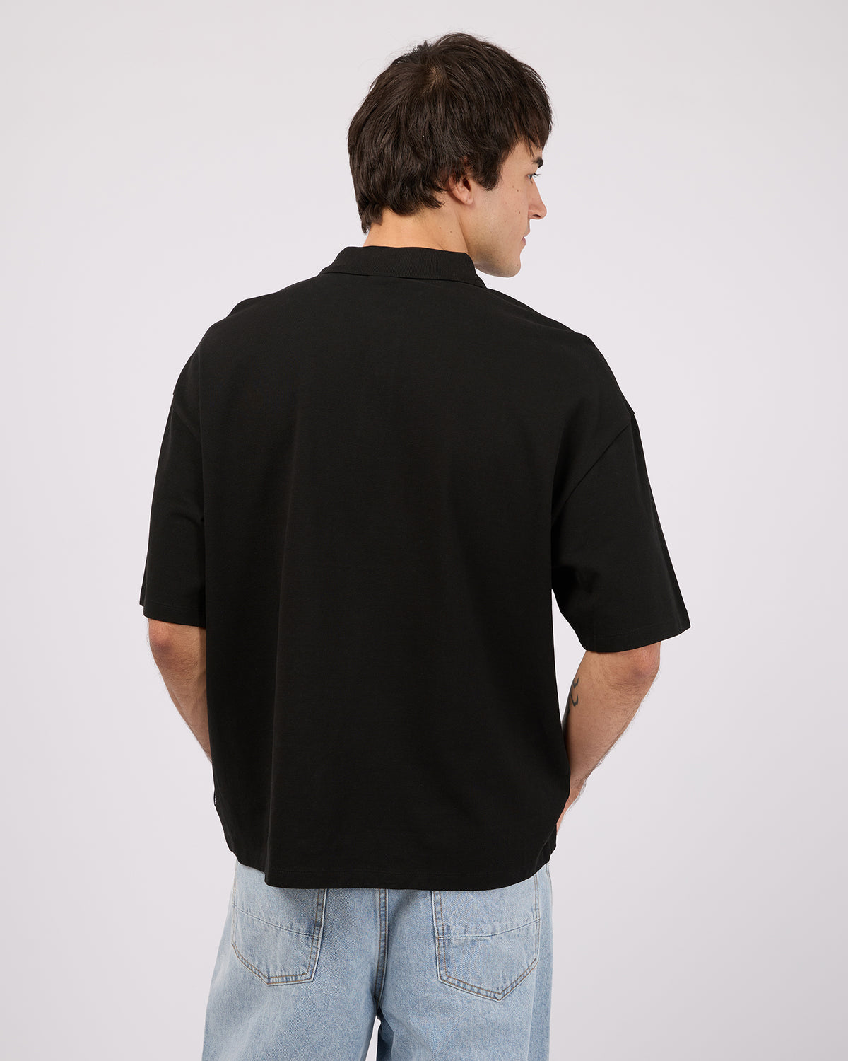 Pique Polo Black
