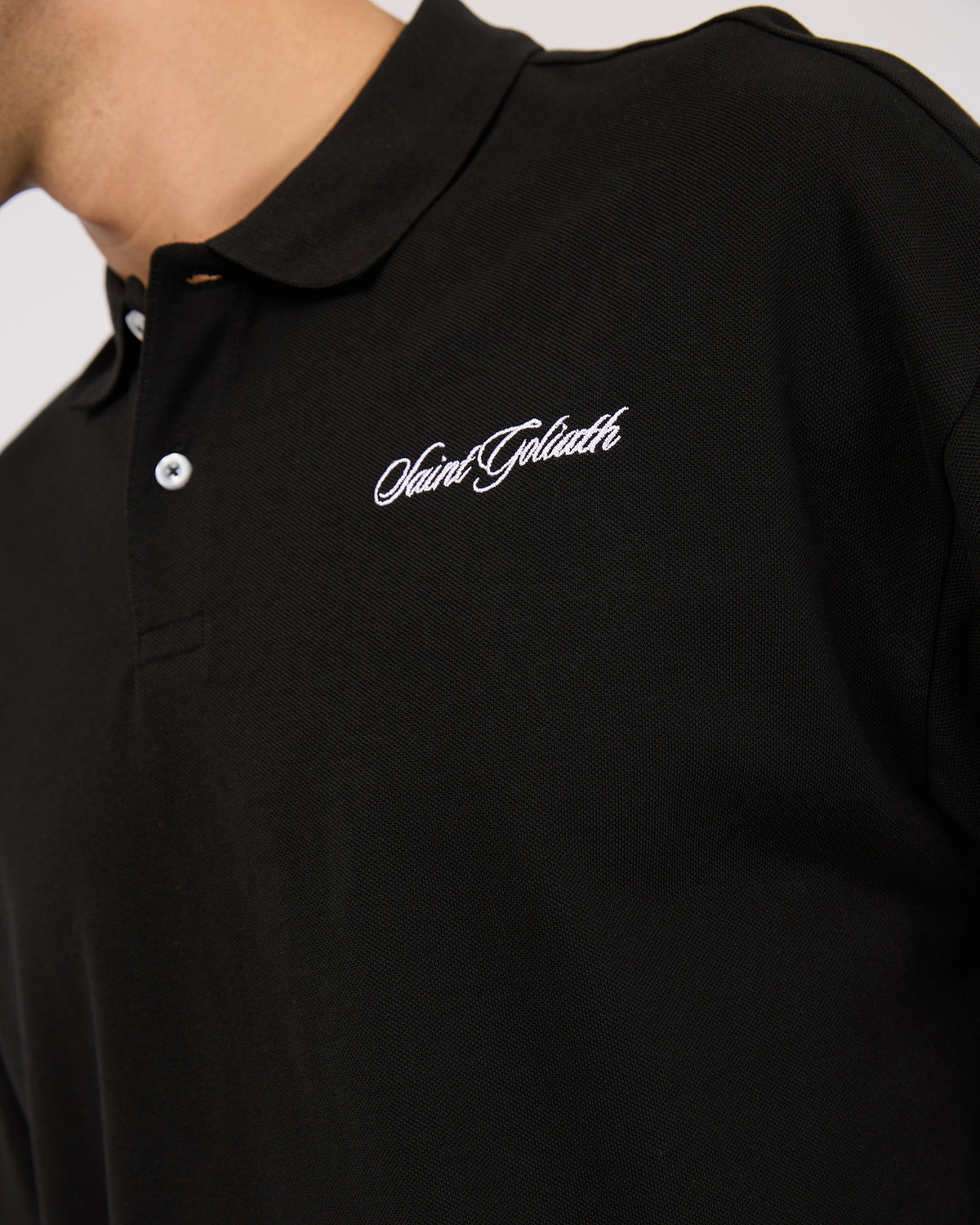 Pique Polo Black