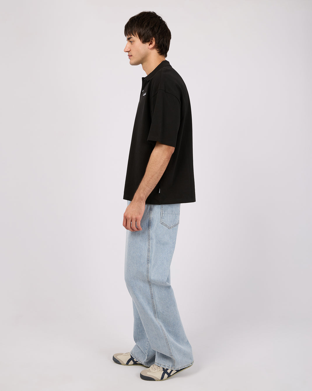 Pique Polo Black
