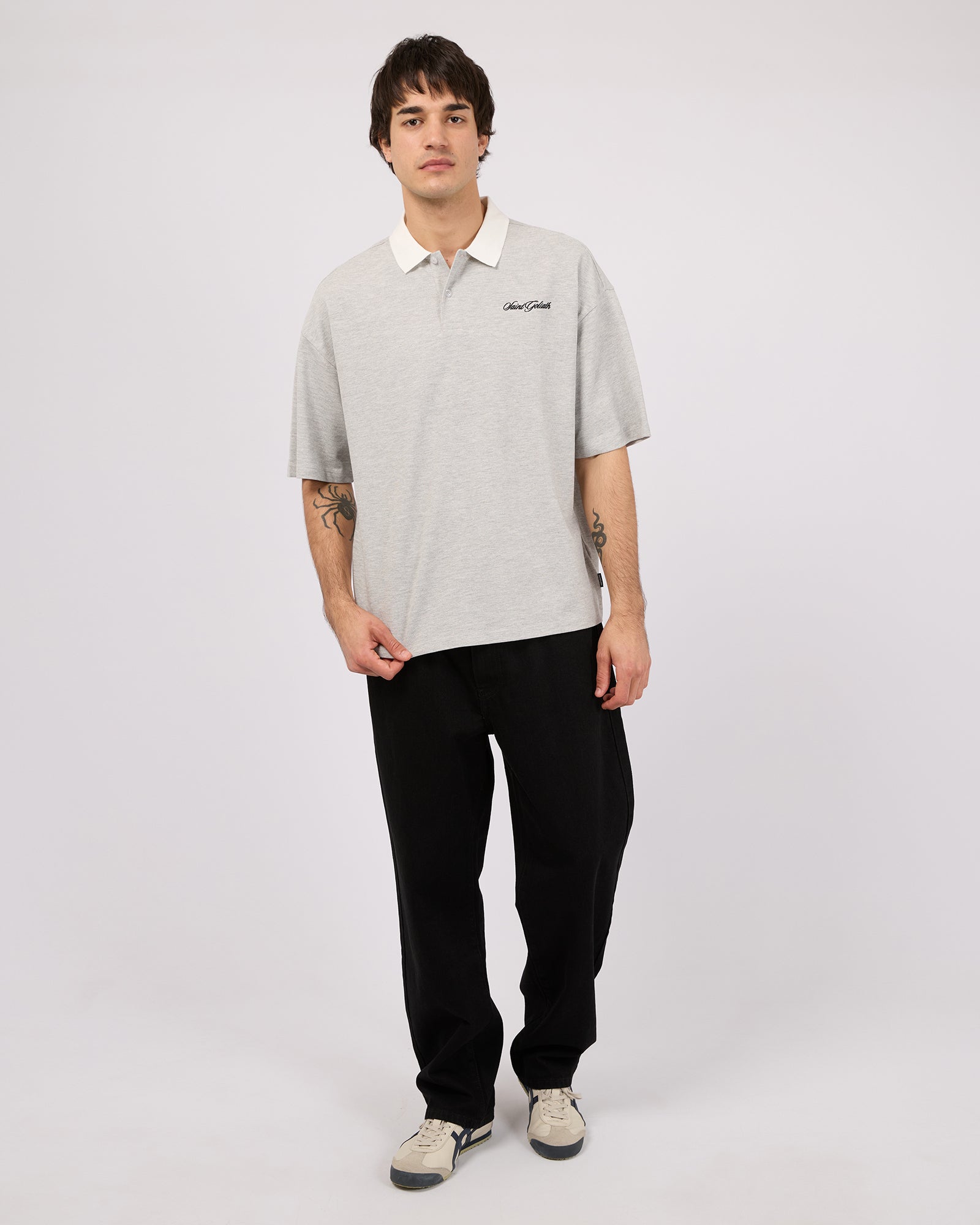 Pique Polo Grey Marle