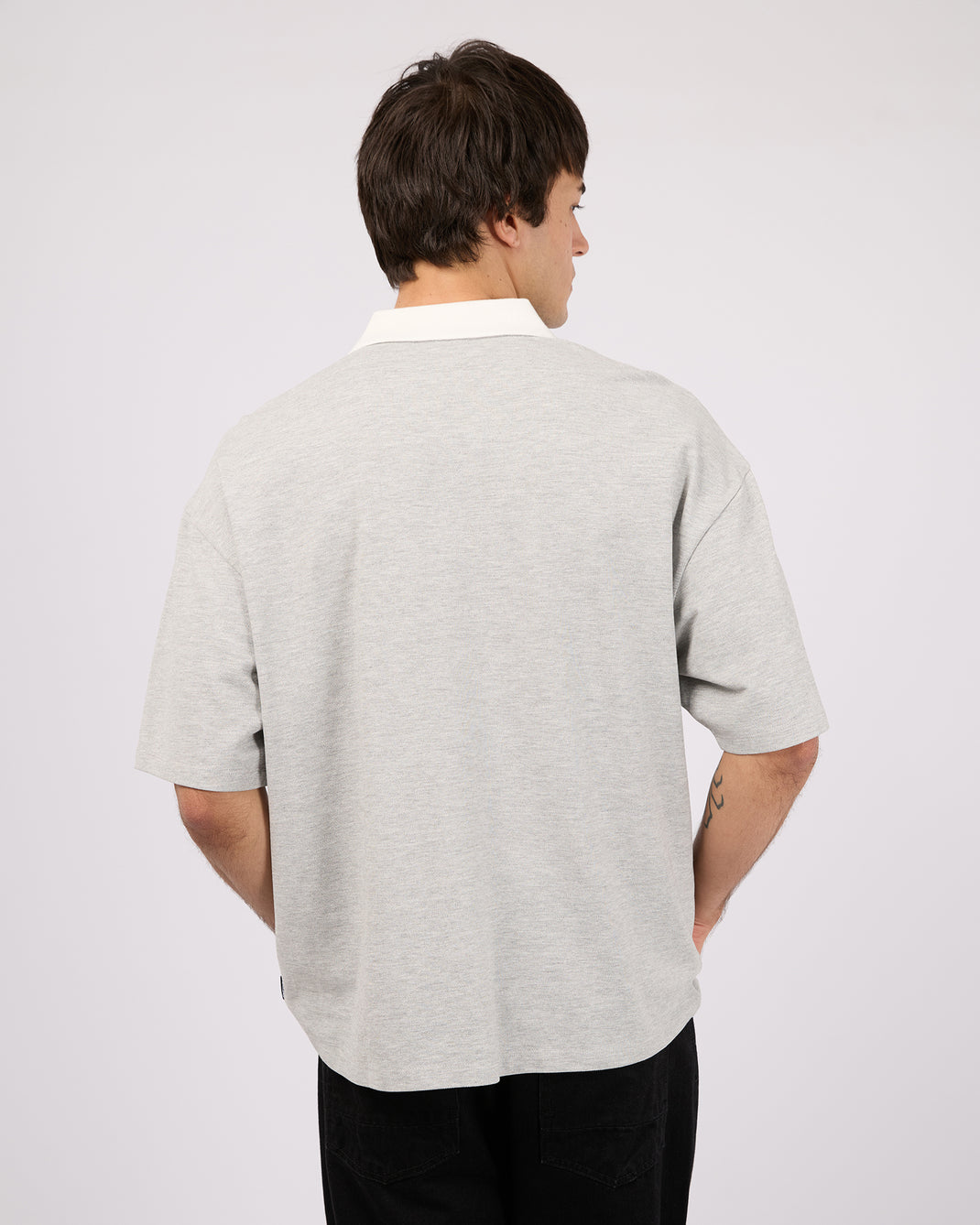 Pique Polo Grey Marle