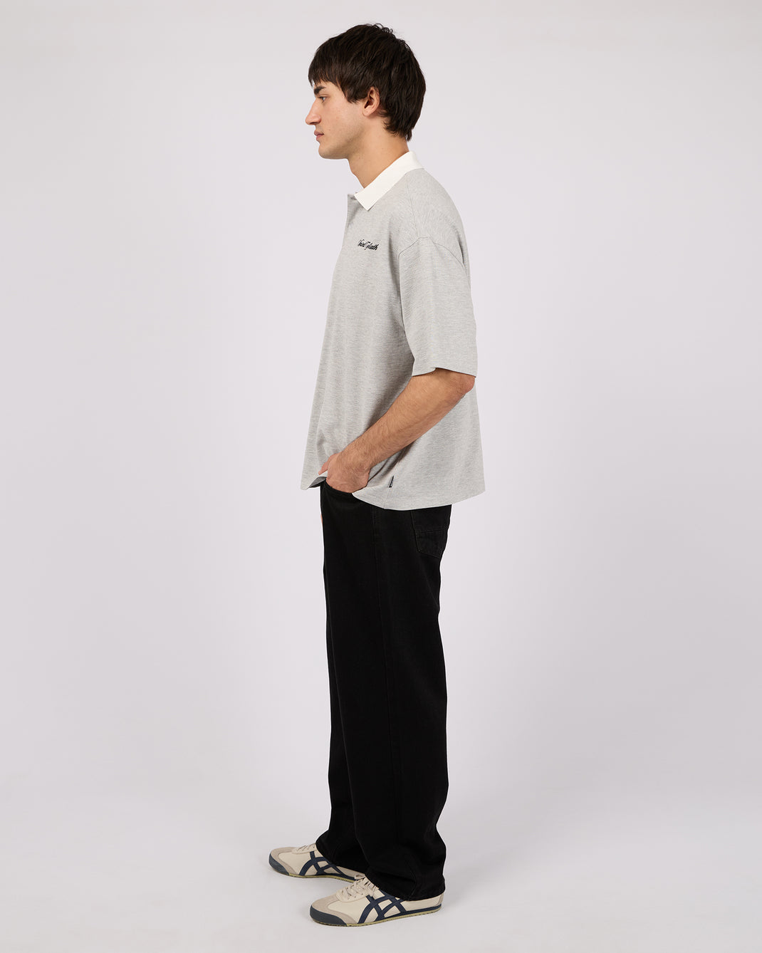 Pique Polo Grey Marle