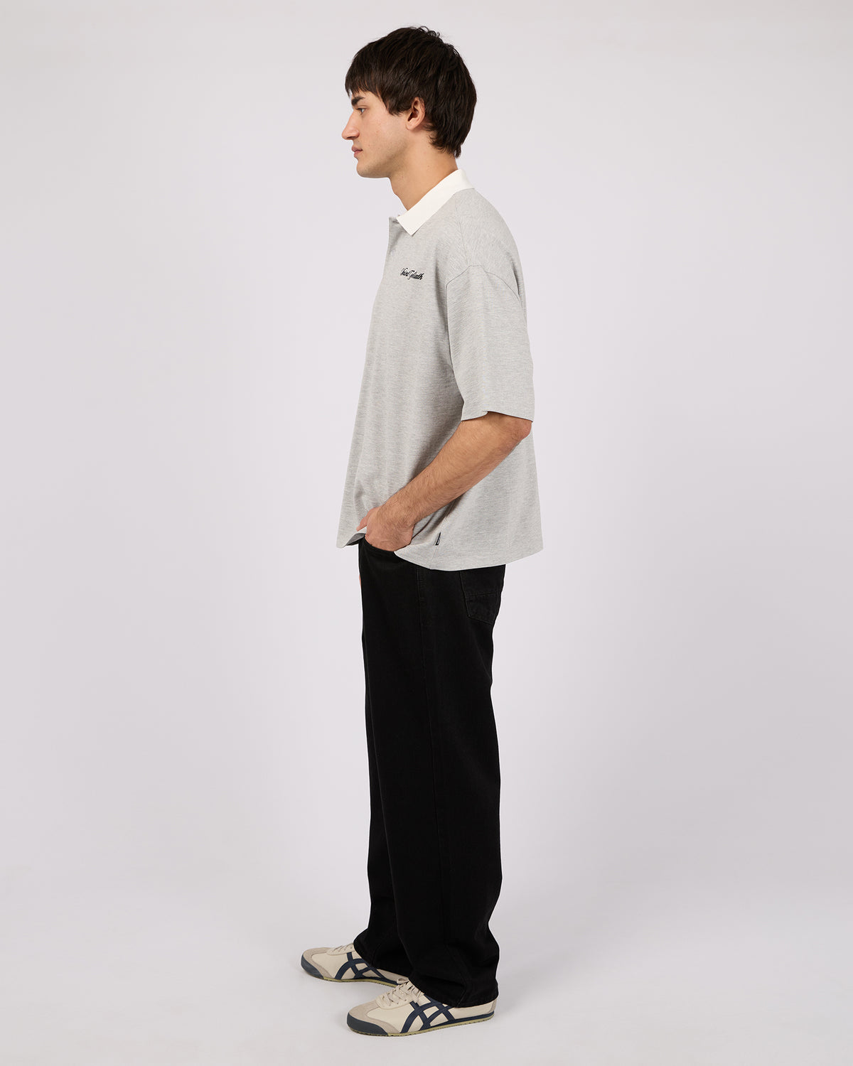 Pique Polo Grey Marle