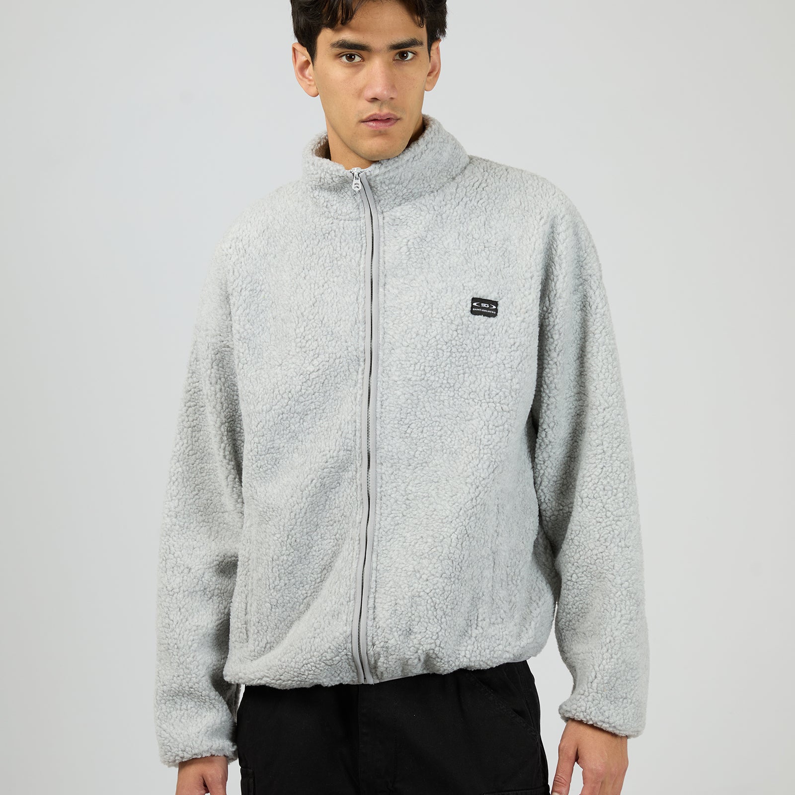 Melange Polar Jacket Grey Marle