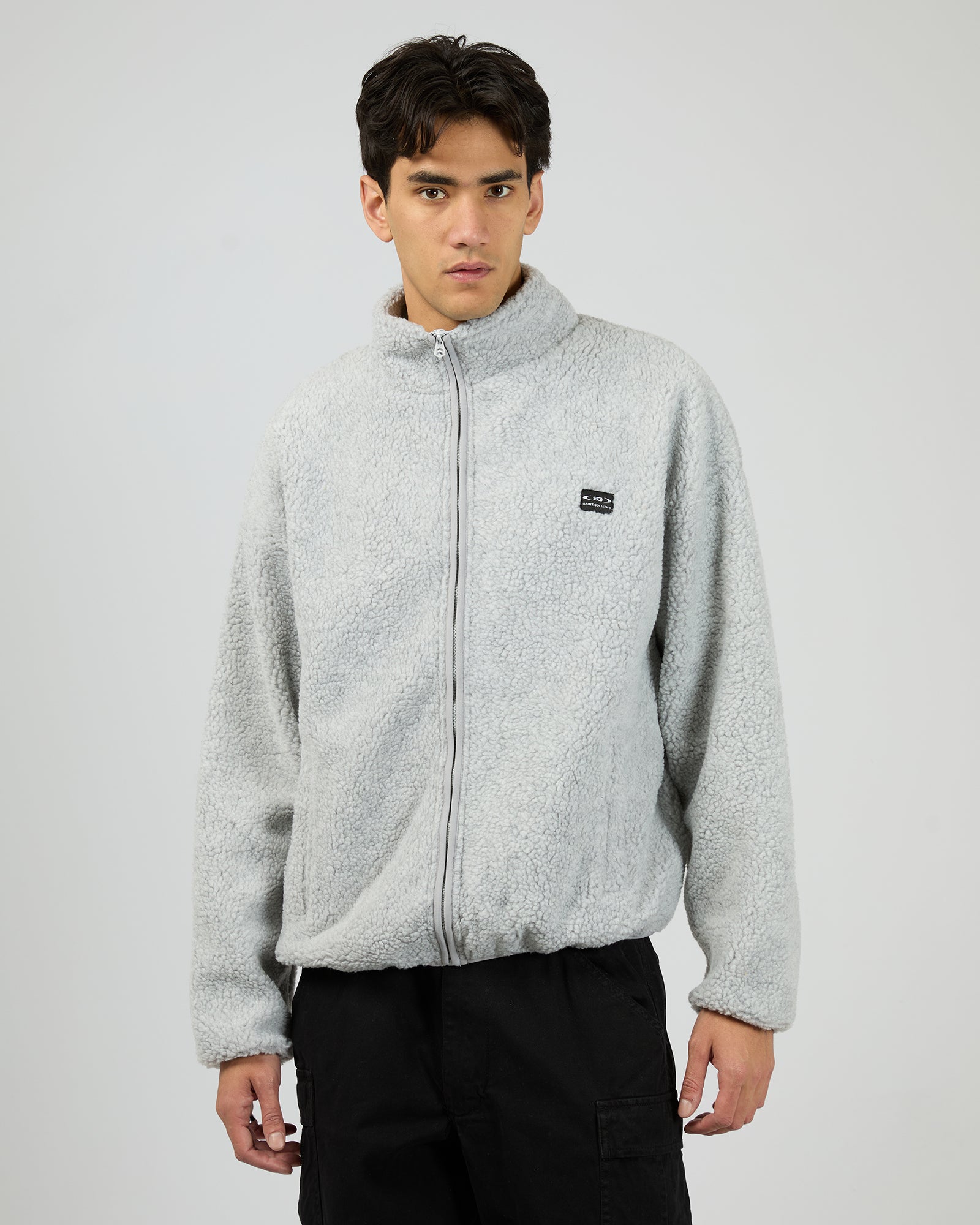 Melange Polar Jacket Grey Marle