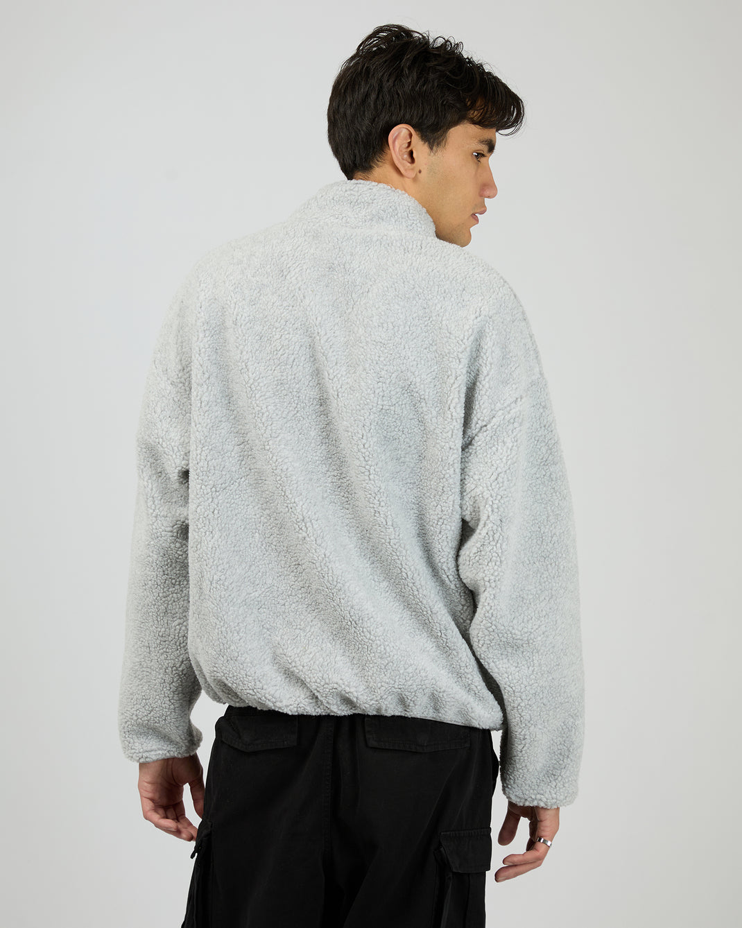 Melange Polar Jacket Grey Marle