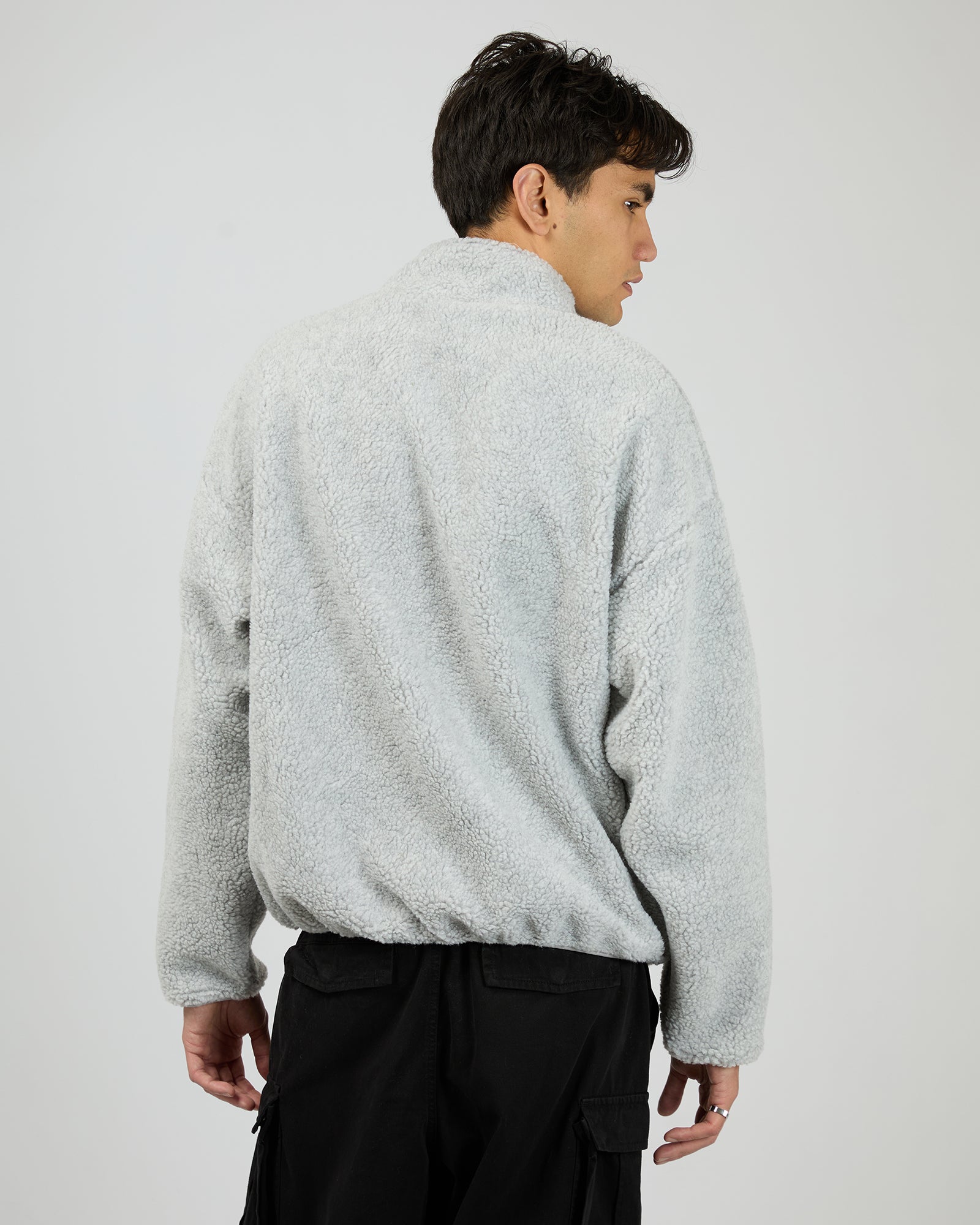 Melange Polar Jacket Grey Marle