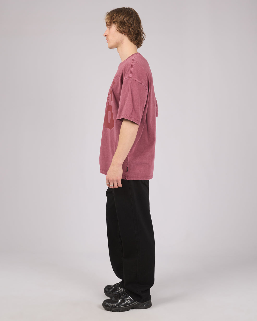 Nth Valley Tee Burgandy