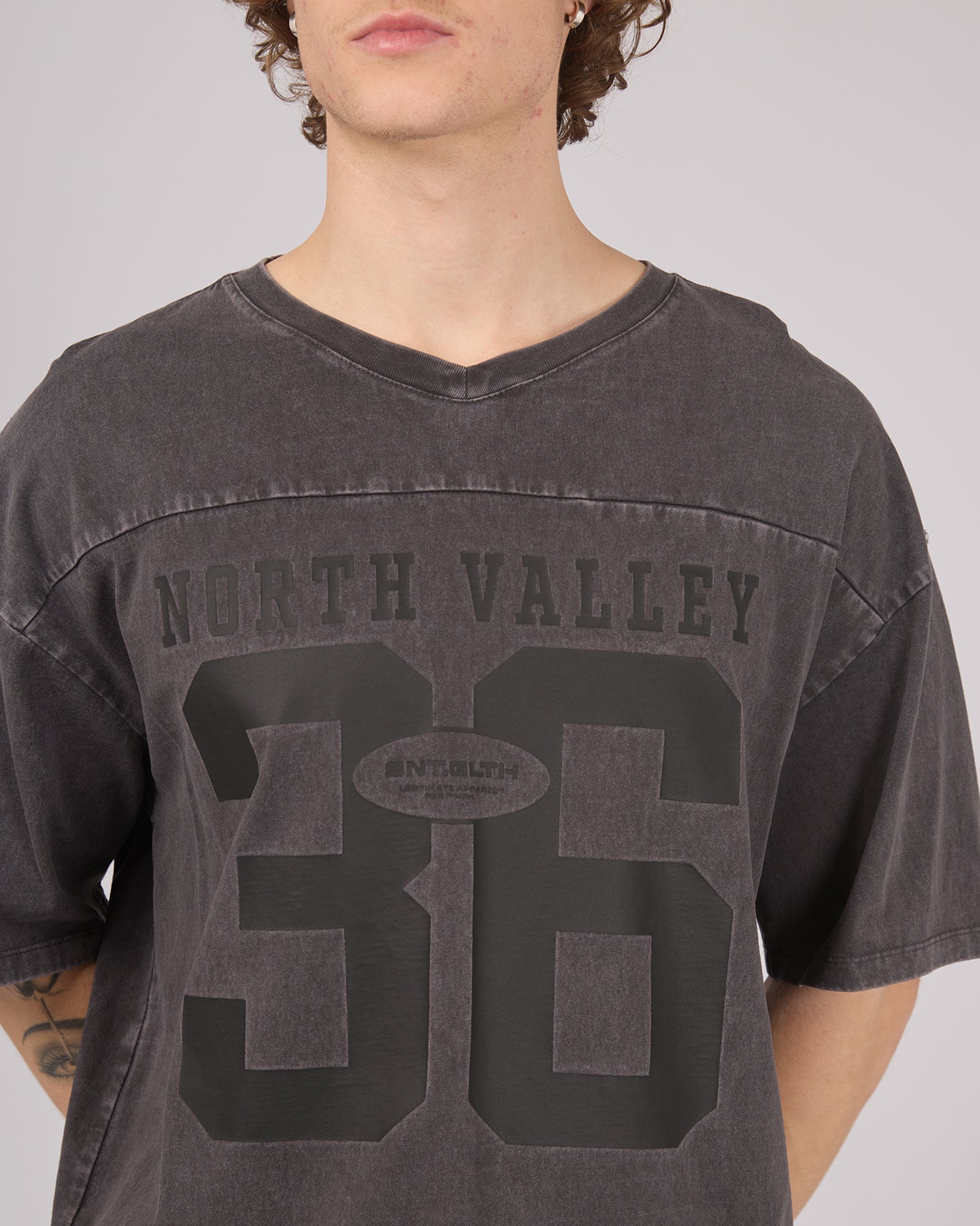 Nth Valley Tee Washed Black