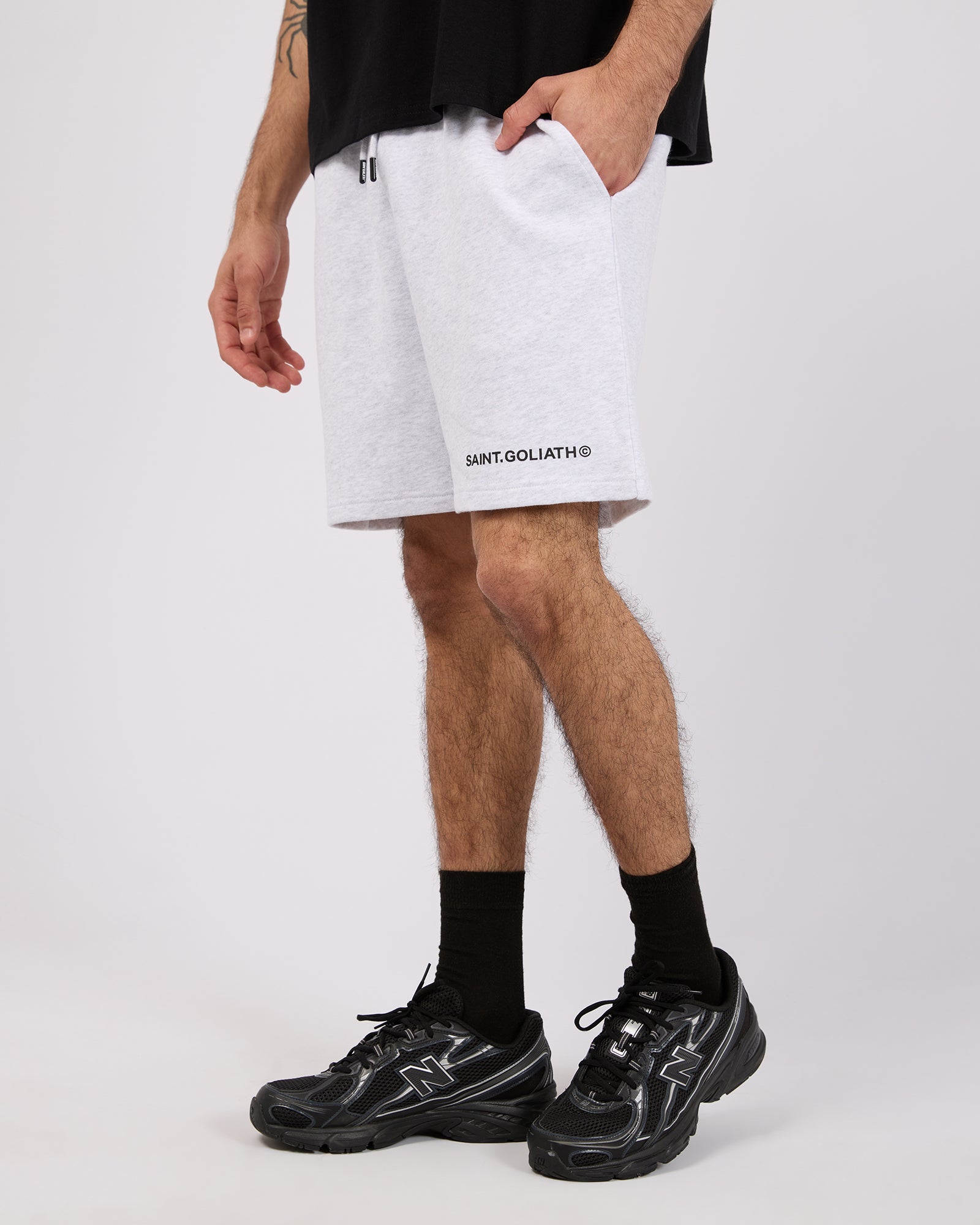 Id Fleece Short Grey Marle