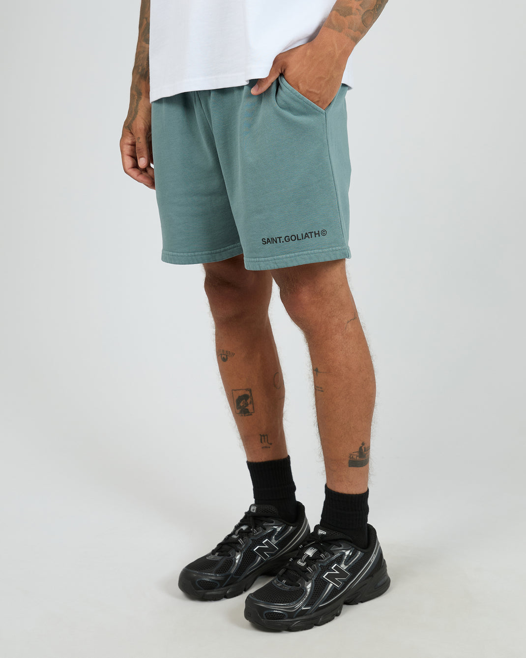 Id Fleece Short Ocean Green