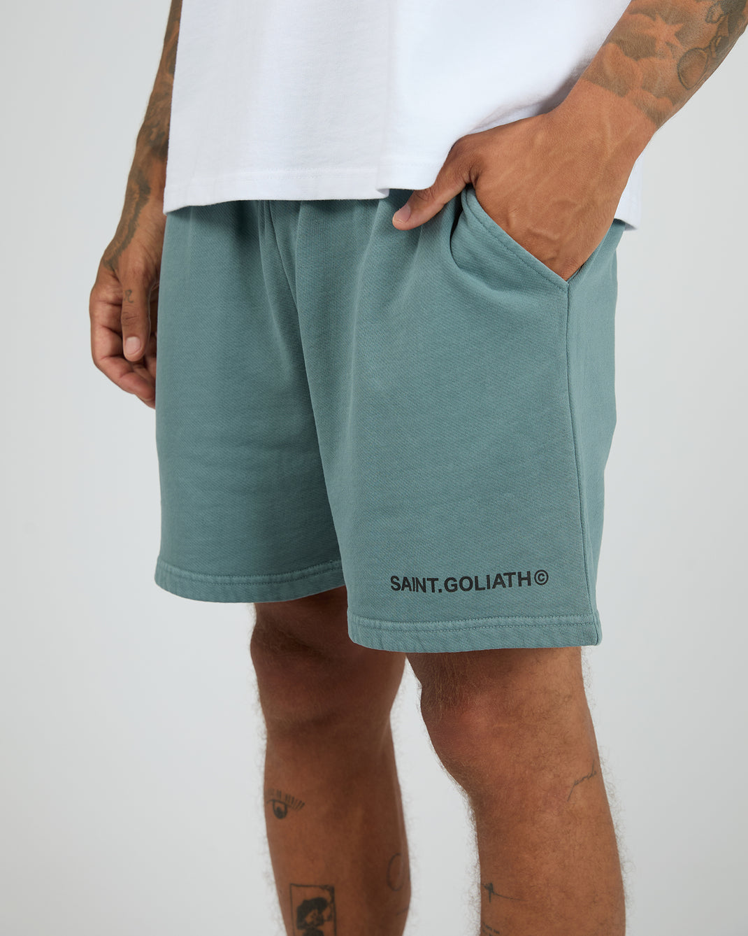 Id Fleece Short Ocean Green