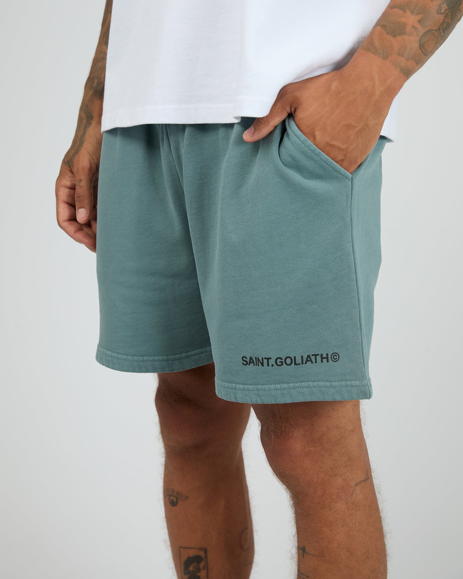 Id Fleece Short Ocean Green