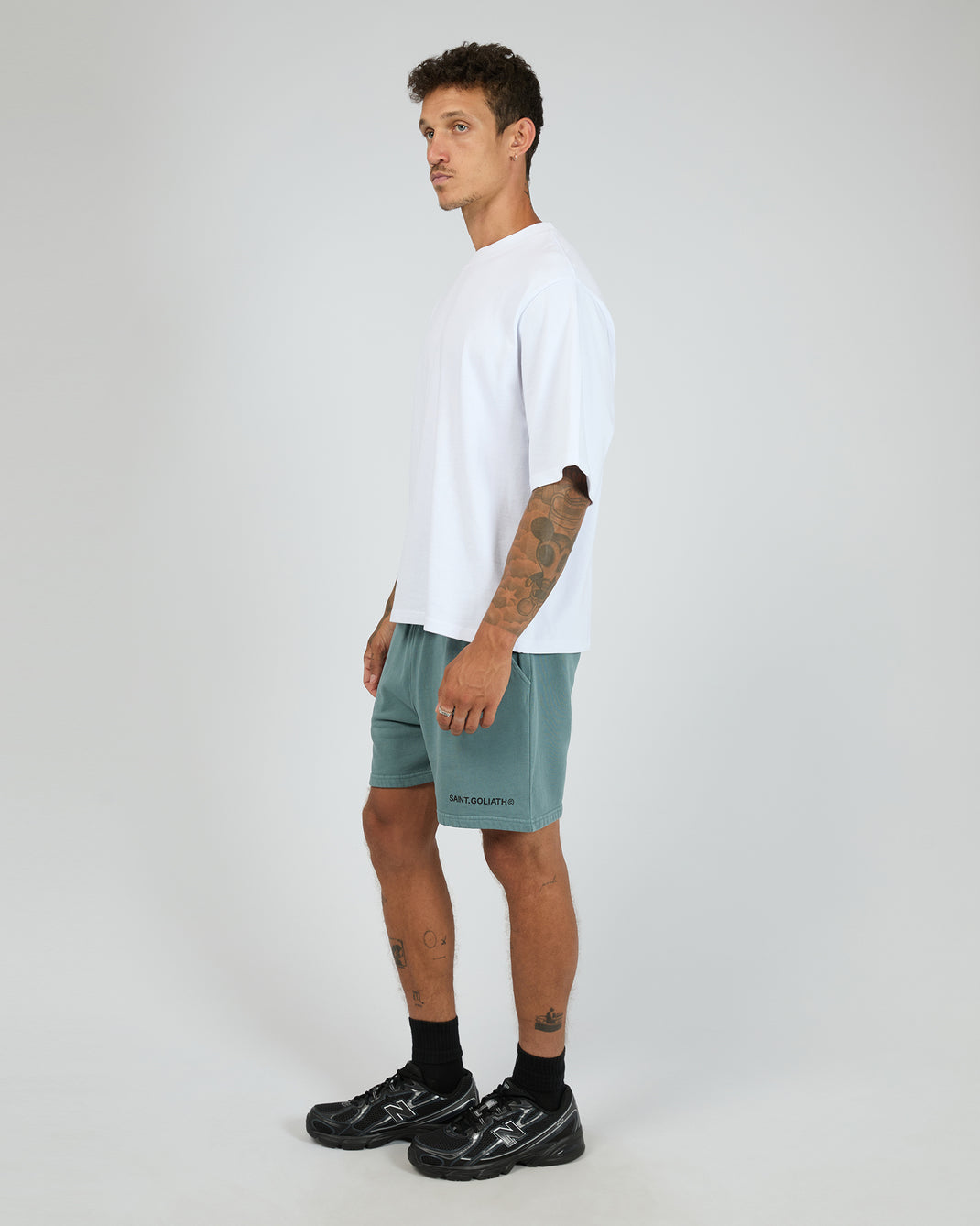 Id Fleece Short Ocean Green