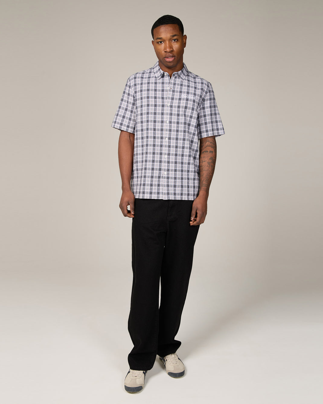 Villa Short Sleeve Shirt Navy