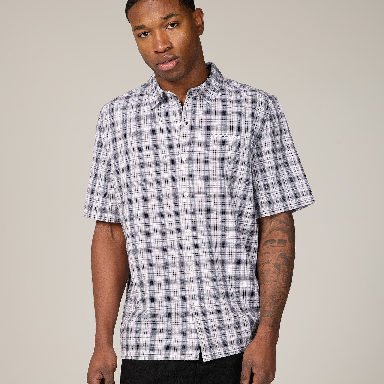 Villa Short Sleeve Shirt Navy