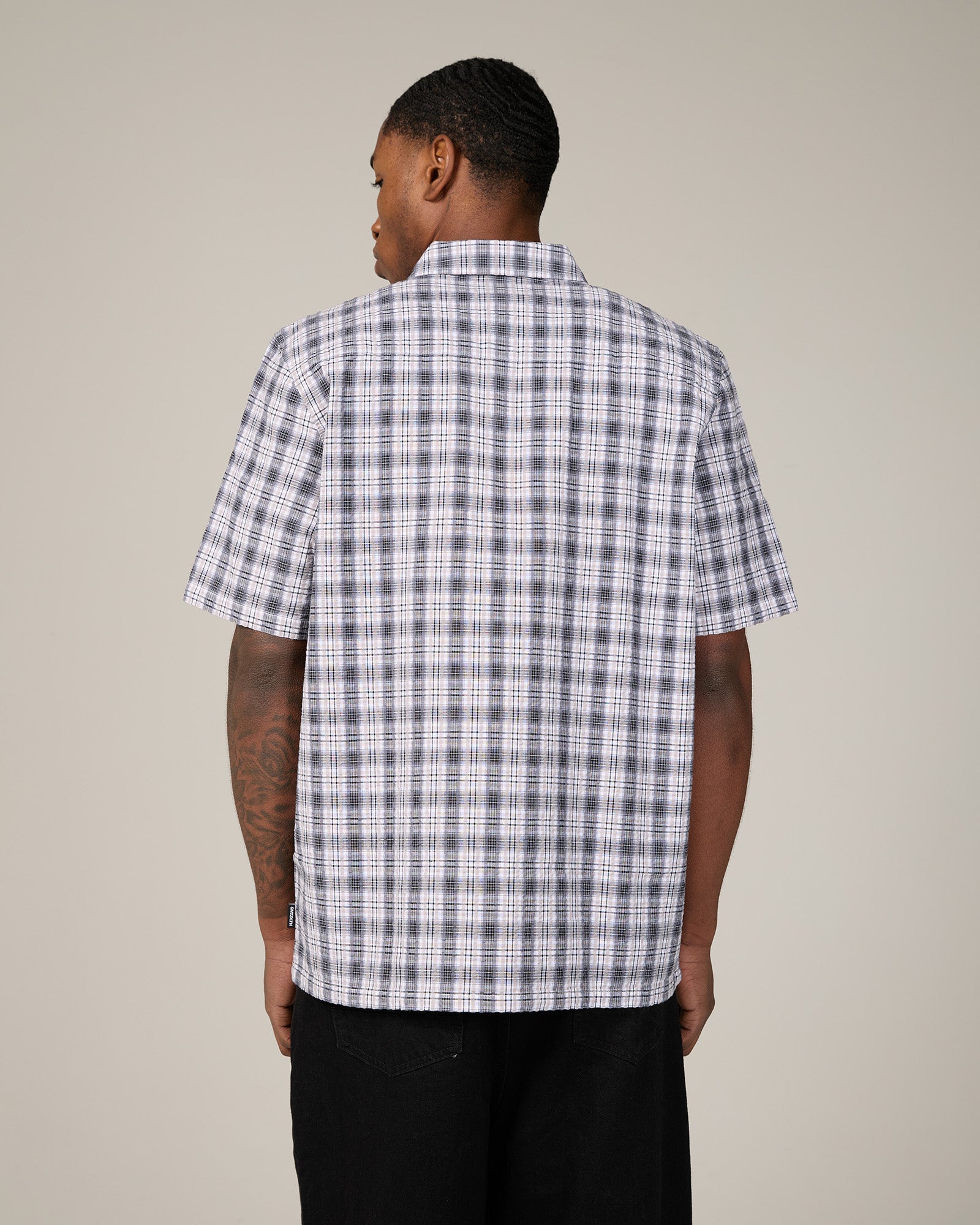 Villa Short Sleeve Shirt Navy